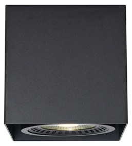 Foco de superfície moderno preto com LED regulável - Dionysos Moderno