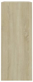 Estante 80x30x76,5 cm derivados de madeira carvalho sonoma