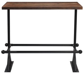 Conjunto de bar 5 pcs madeira recuperada maciça