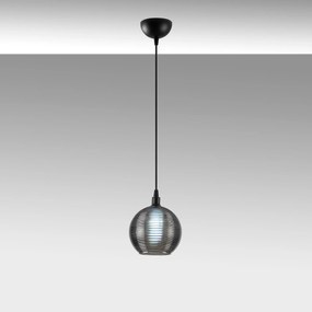 Candeeiro Chandelier Muzo – Preto – 15 x 15 cm