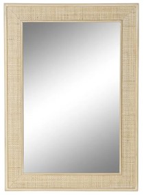 Espelho de Parede Dkd Home Decor Madeira de Paulónia (70.5 X 2.5 X 100.5 cm)