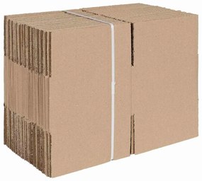 Caixa Dobrável 50 pcs 15x15x8 cm Papelão