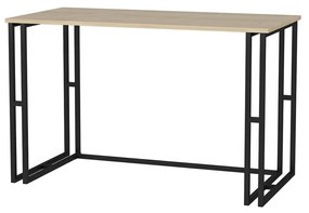 Secretária para Estudo Kane – Preto Carvalho – 120x60x74,8 cm