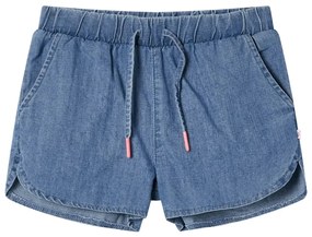 Calções de criança azul-ganga 140