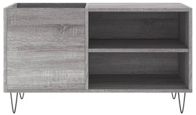 Armário p/ discos 85x38x48 cm derivados madeira cinzento sonoma