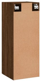 Armário de parede 34,5x34x90 cm carvalho castanho