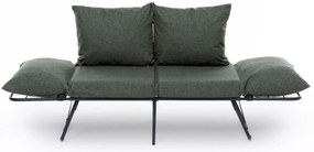 Sofá-Cama de 2 Lugares Viper – Verde – 150 cm x 78 cm x 60 cm