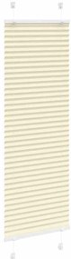 Creme Plissada Cega 50x150 cm Largura Tecido 49,4 cm Poliéster