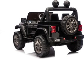 JIPE elétrico para Crianças Jeep Wrangler Rubicon LIFT  24V 4x4, Rodas de espuma EVA Preto
