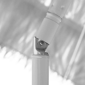 Guarda-sol de praia Hawaii 300 cm branco