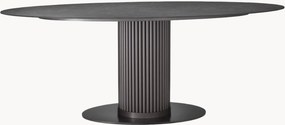 Mesa de jardim oval Volterra, 200 x 119 cm