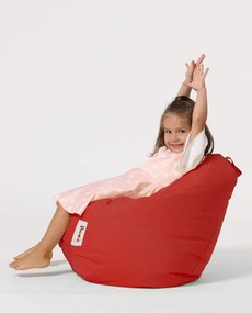 Puff de Jardim Premium Kids – Vermelho – 60x60x25 cm | Tribo Home