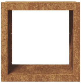 Rack Lenha 60x40x60 cm aço resistente às intempéries