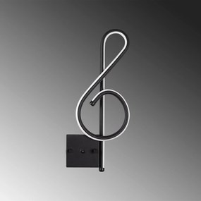 Candeeiro de Parede Gurses – Preto – 20cmx45cmx3cm