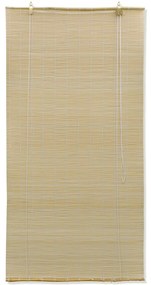 Estore de enrolar 120 x 220 cm bambu natural