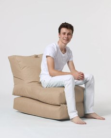 Sofá Cama Pufe Siesta – Vison – 55x40x180 cm | Tribo Home