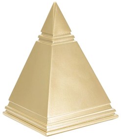 PIRÂMIDE DE OURO 11,5X11,5X15,5 CM