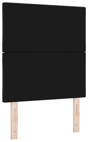 Cabeceira vidaXL com Design de Blocos de Diamante em Preto, 80 cm de V
