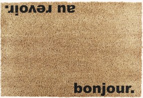 Tapete de entrada Bonjour, Au Revoir