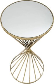 MESA DE APOIO HYPNOS Ø 35X70 CM DOURADA