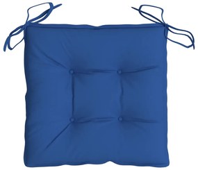 Almofadões para móveis de paletes 4 pcs tecido oxford azul