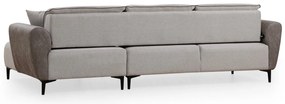 Sofá-Cama de Canto Aren – Cinzento – 150 x 260 cm