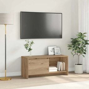 vidaXL Suporte para TV carvalho artisiano 90 x 35 x 40 cm