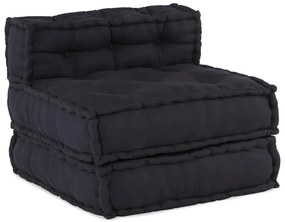 vidaXL Pufe modular 70x70x54 cm tecido antracite