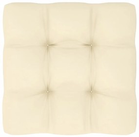 7 pcs conjunto lounge de jardim c/ almofadões pinho maciço