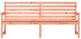 Banco de jardim 203,5x48x91,5 cm madeira de douglas maciça