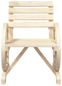 4 pcs conjunto lounge de jardim madeira de abeto maciça