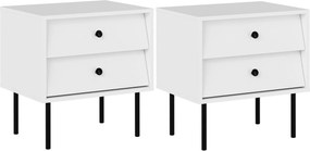 Conjunto de mesas de cabeceira Feletri 106