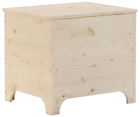 Caixa de arrumação com tampa RANA 60x49x54 cm pinho maciço