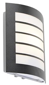 Candeeiro de parede exterior moderno preto IP44 - Miro Moderno
