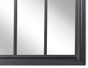 Espelho de parede em metal preto 69 x 89 cm EMBRY Beliani