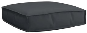 vidaXL Cojim de Pallet para Assento Preto 60x60x12 cm em Tecido Oxford