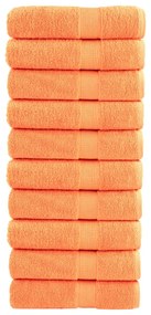 Toalhas de banho premium SOLUND 10pcs 70x140cm 600 gsm laranja