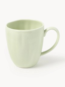 Canecas de porcelana com relevo Sali, conjunto de 4