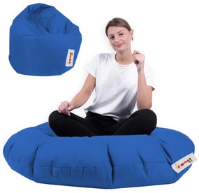 Puff de Jardim Iyzi 100 – Azul – 100x100x65 cm | Tribo Home