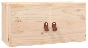 Armários de parede 2 pcs 60x30x30 cm madeira de pinho maciça