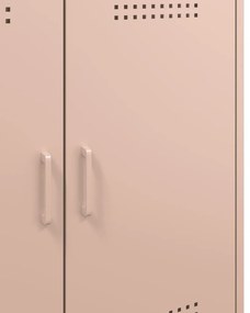 Aparador 68x39x79 cm aço rosa