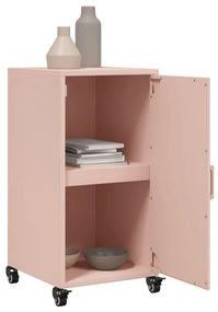 Aparador 36x39x72 cm aço rosa