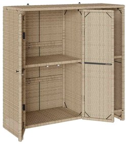 Armário de Armazenamento Bege 100 x 36 x 102 cm Rattan