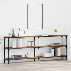 Mesa de Console Madeira Antiga 200x29x75 cm Engenharia