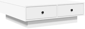 Mesa de centro 90x90x28 cm contraplacado branco