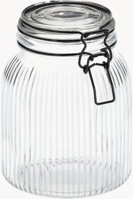 Frascos de arrumação em vidro com fecho de mola Tidy, conjunto de 12