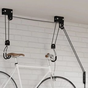 Guincho de bicicleta com suporte de teto 57 kg