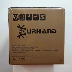 DURHAND Carrinho de Ferramentas com Rodas Carro de Ferramentas de Ofic