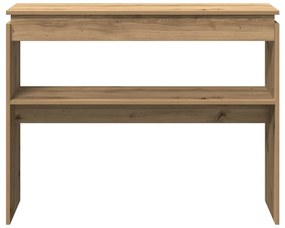 Mesa consola 102x30x80 cm derivados madeira carvalho artisiano