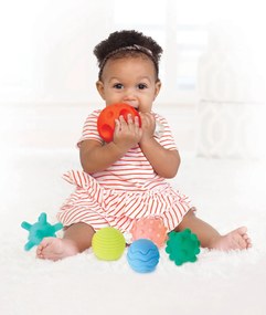 6 bolas sensoriais super soft INFANTINO multicolor